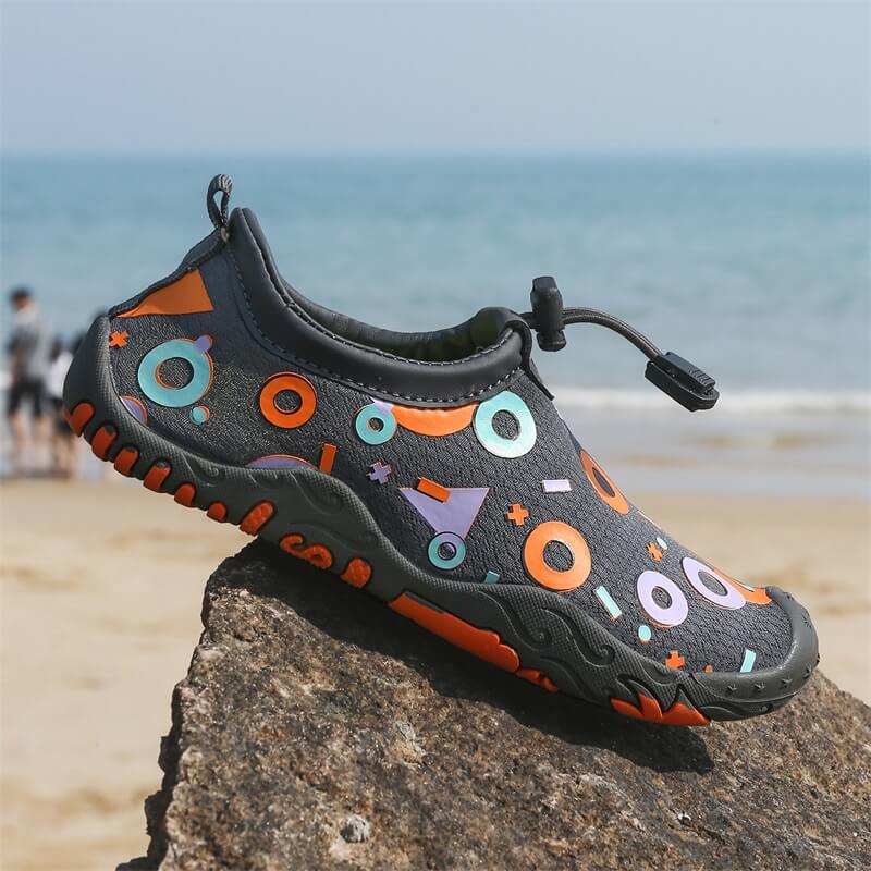 Scarpe da spiaggia per bambini AA203 Noir Aquashoes