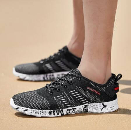 Scarpe da ginnastica Airflow Fashion Noir de chez Aquashoes