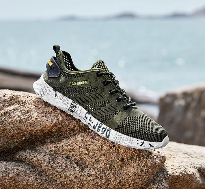 Zapatos de agua Airflow Fashion vert de chez Aquashoes