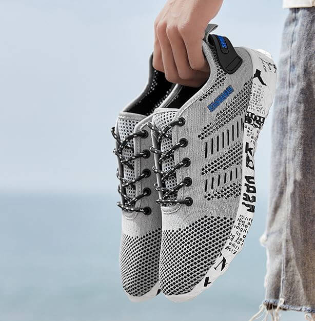 Graue Airflow Fashion-Schuhe von Aquashoes