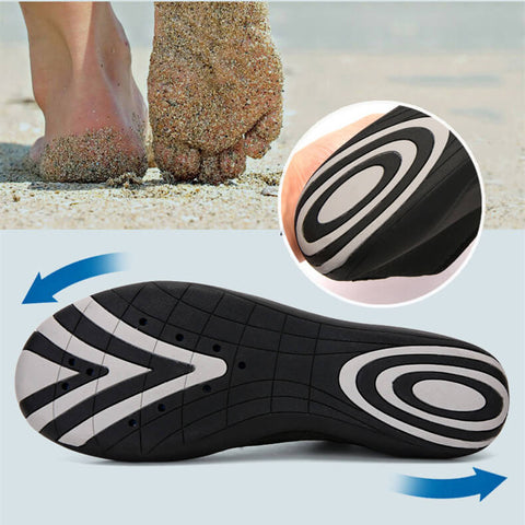 Forklaring karaktéristiques Chaussures de plage Motion de chez Aquashoes