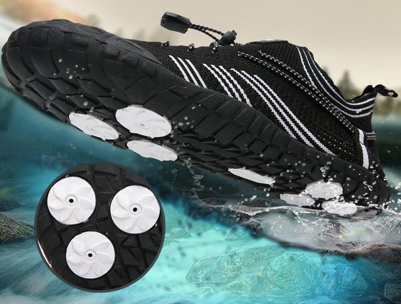 Prezentare de la chaussure aquatique Sport-X gris de chez Aquashoes
