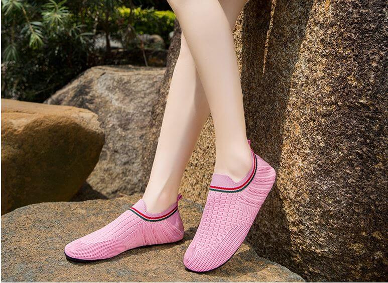 Pantofi de plajă Carnon-Plage rose Aquashoes