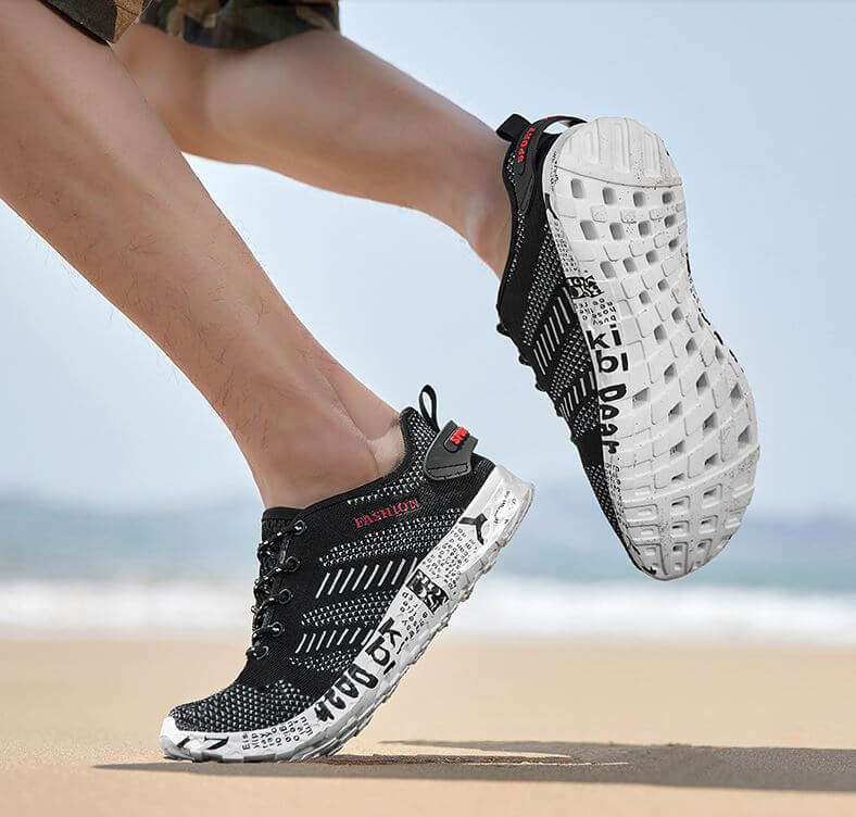 Scarpe da ginnastica Airflow Fashion Noir de chez Aquashoes
