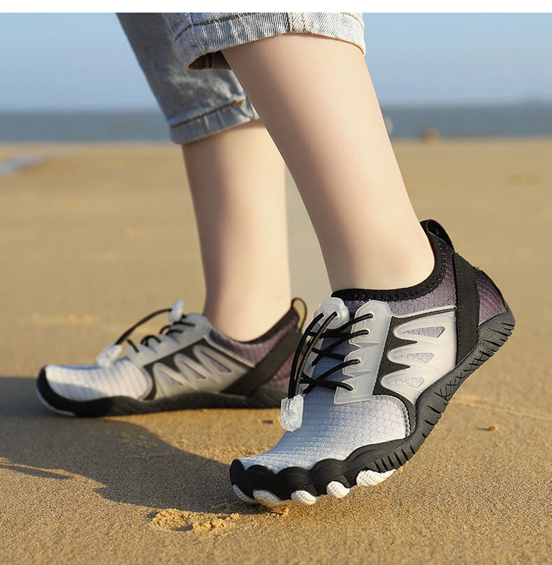 Pantofi de plajă Saint-Malo Noir de la Aquashoes