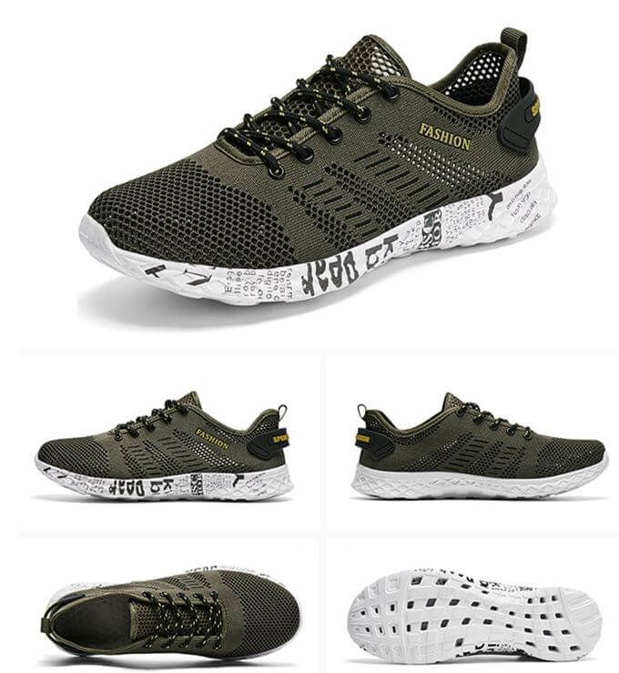 Zapatos de agua Airflow Fashion vert de chez Aquashoes