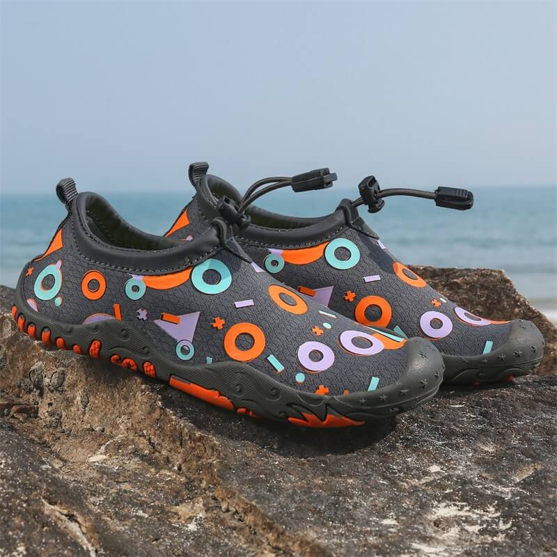 Scarpe da spiaggia per bambini AA203 Noir Aquashoes