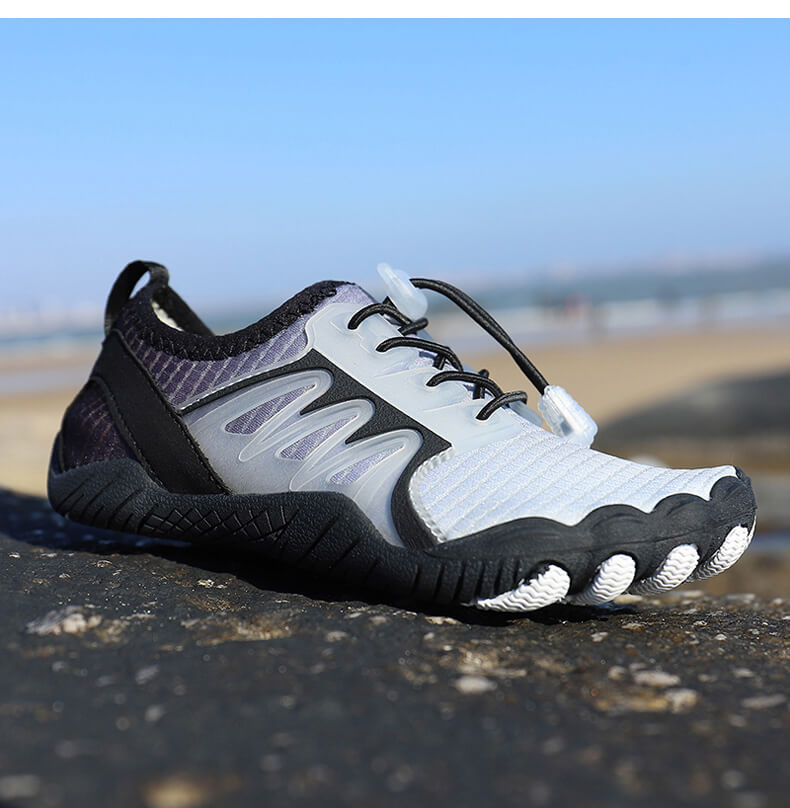 Pantofi de plajă Saint-Malo Noir de la Aquashoes