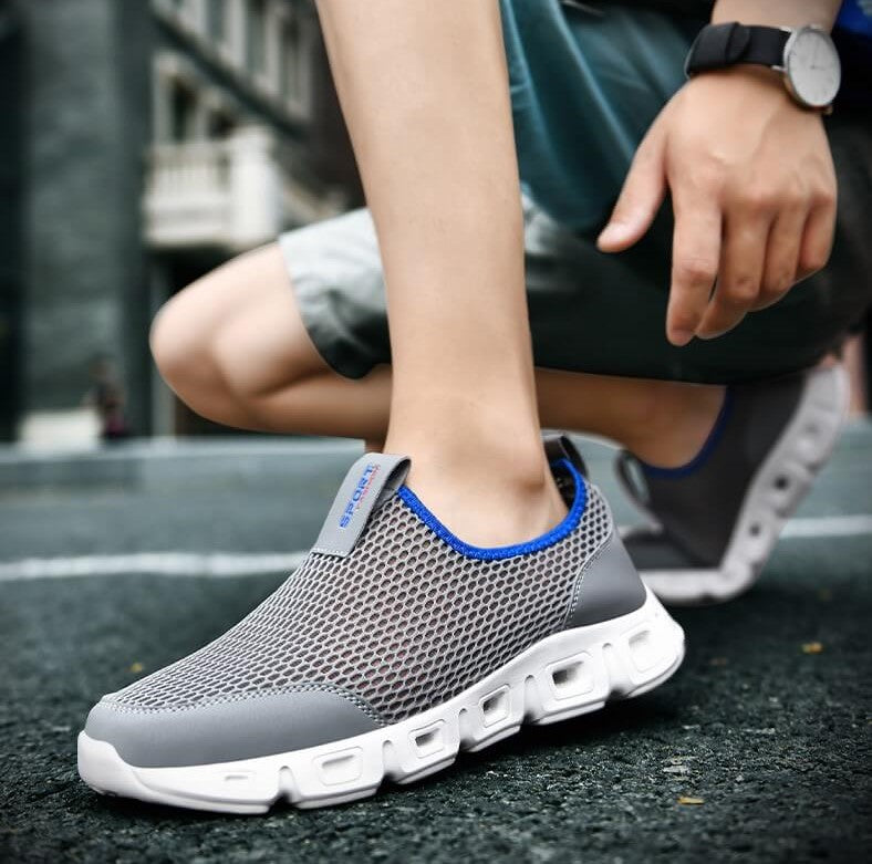 Zapatos de agua Airflow Gris azul para hombre Aquashoes
