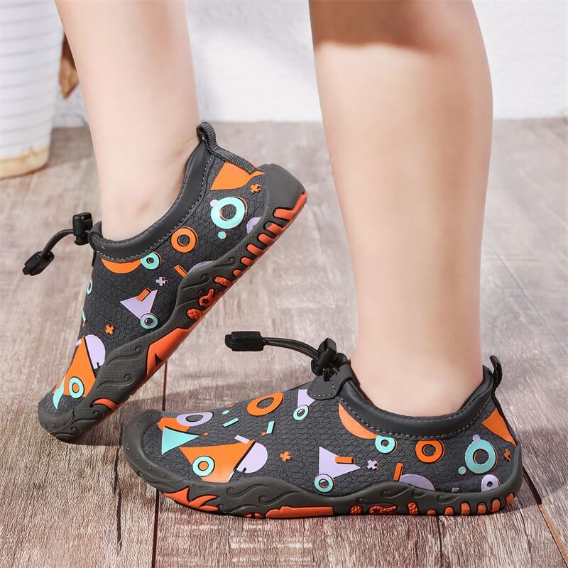 Scarpe da spiaggia per bambini AA203 Noir Aquashoes